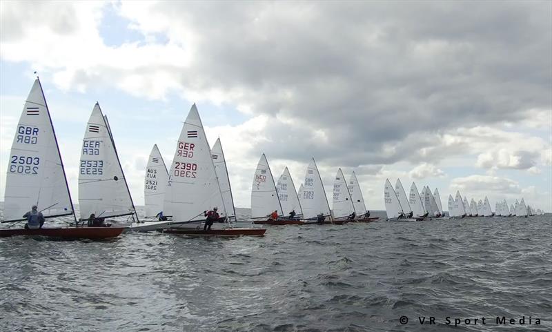 Final race start on day 5 of the Contender Worlds 2017 at Sønderborg, Denmark photo copyright VR Sport Media taken at Sønderborg Yacht Club and featuring the Contender class