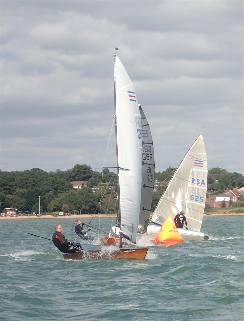 Contenders at the Weston WOSH Regatta 2017 photo copyright Alan Davis taken at Weston Sailing Club and featuring the Contender class