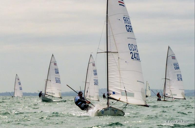 Contender Nationals at Abersoch photo copyright Peter Hickson taken at South Caernarvonshire Yacht Club and featuring the Contender class