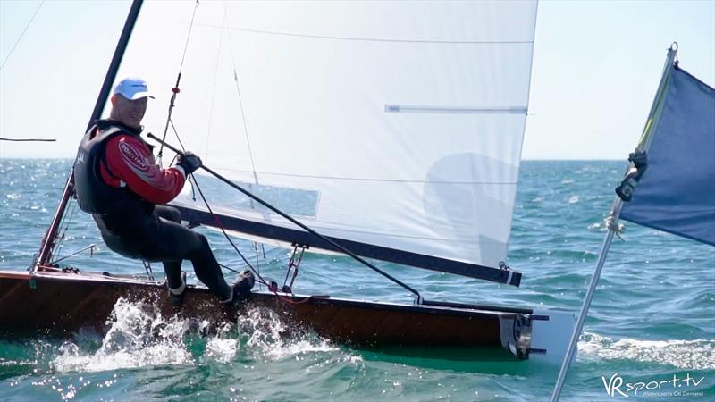 Mark Bulka on day 4 of the iSail Whitsundays Contender Worlds photo copyright VR Sport Media taken at McCrae Yacht Club and featuring the Contender class