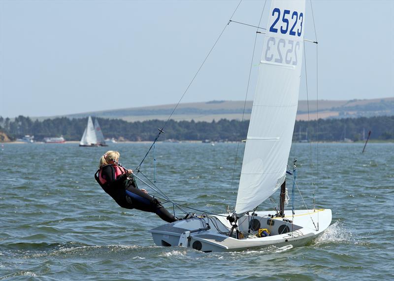 Craftinsure Contender Open at Poole photo copyright Mike Milward taken at Poole Yacht Club and featuring the Contender class