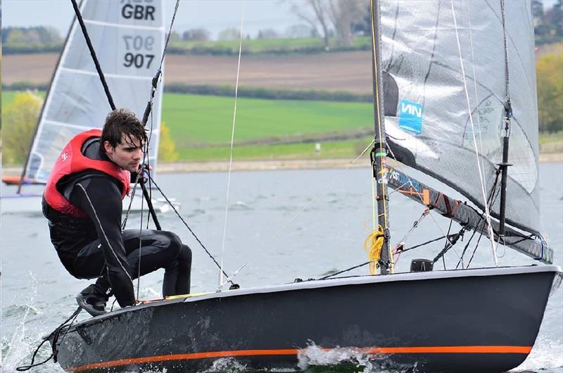 Contenders at Oxford photo copyright Wilfred Howe taken at Oxford Sailing Club and featuring the Contender class