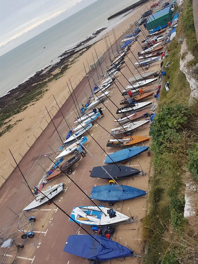 Contender Nationals at Broadstairs photo copyright Ed Presley taken at Broadstairs Sailing Club and featuring the Contender class