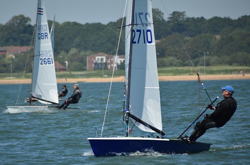 Allen Contender Open at Weston photo copyright David Henshall taken at Weston Sailing Club and featuring the Contender class
