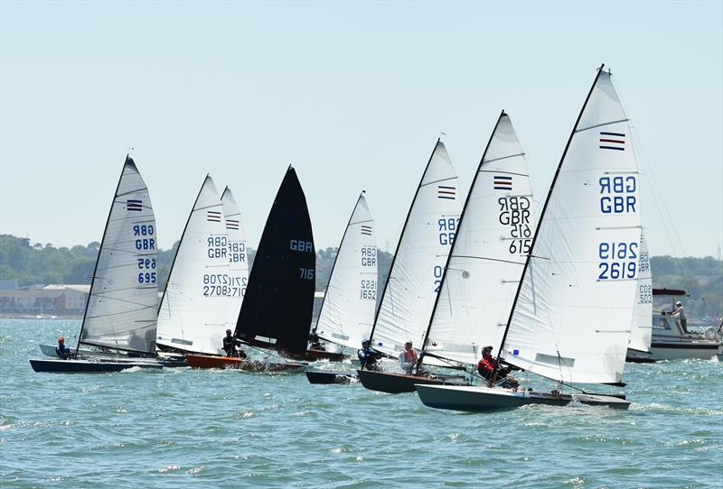 Contenders at Weston photo copyright Dougal Henshall taken at Weston Sailing Club and featuring the Contender class