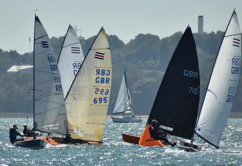 Contenders at Weston photo copyright Dougal Henshall taken at Weston Sailing Club and featuring the Contender class