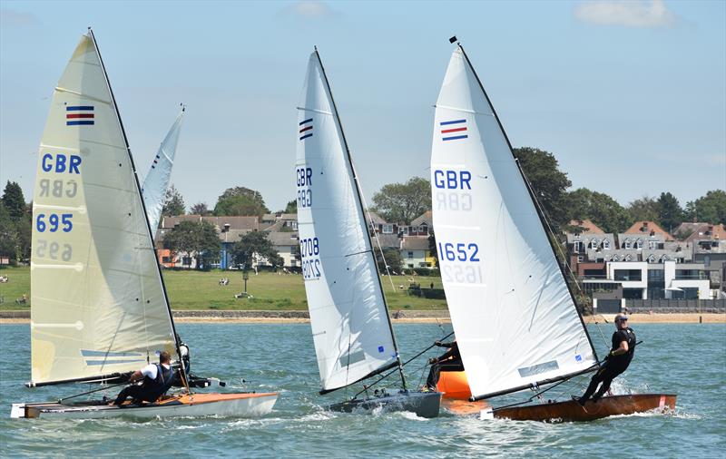 Contenders at Weston photo copyright Dougal Henshall taken at Weston Sailing Club and featuring the Contender class