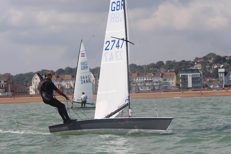 Allen Contender Open at Hythe and Saltwood photo copyright Lucy Samuel taken at Hythe and Saltwood Sailing Club and featuring the Contender class