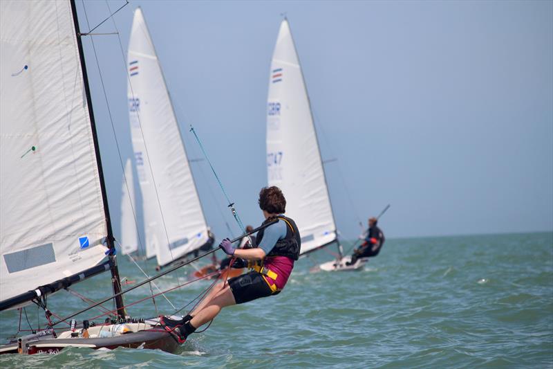 Allen Contender Open at Hythe and Saltwood photo copyright Lucy Samuel taken at Hythe and Saltwood Sailing Club and featuring the Contender class