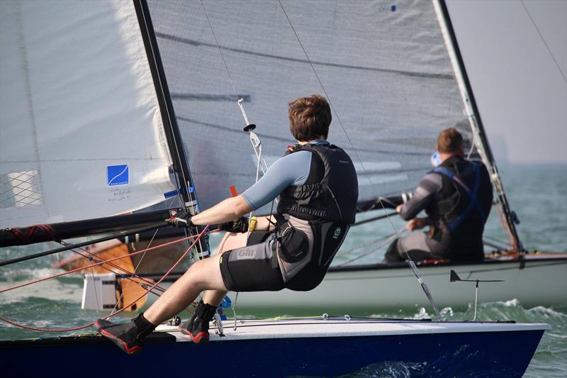 Contenders at Broadstairs photo copyright Lucy Samuel taken at Broadstairs Sailing Club and featuring the Contender class