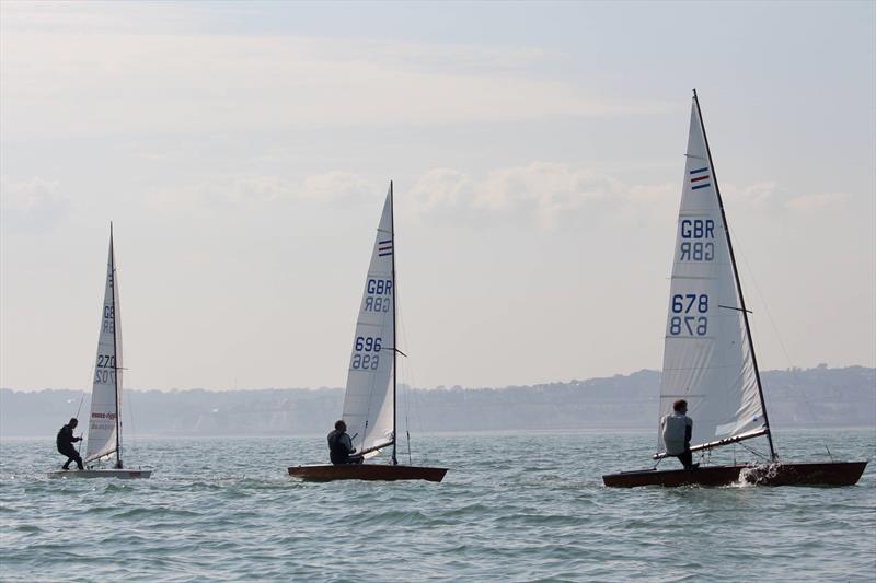 Contenders at Broadstairs photo copyright Lucy Samuel taken at Broadstairs Sailing Club and featuring the Contender class