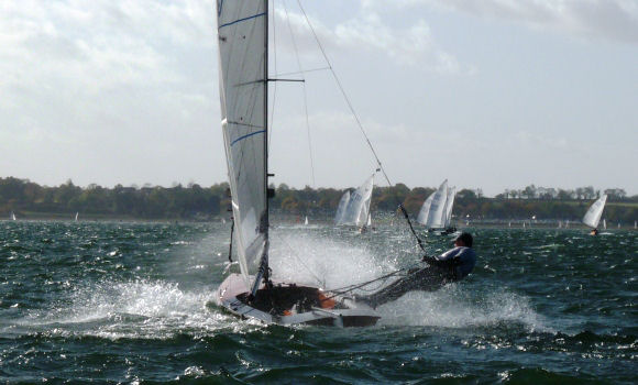 Ben Holden wins the 2009 Contender Inlands at Rutland photo copyright Tim Rush taken at Rutland Sailing Club and featuring the Contender class