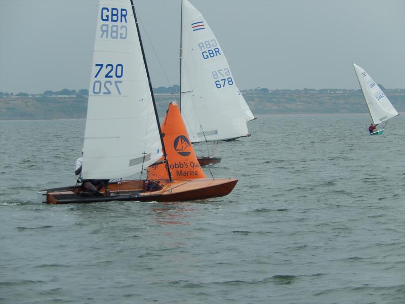 Graham Scott during the Highcliffe Contender Open photo copyright Stephen Waite taken at Highcliffe Sailing Club and featuring the Contender class