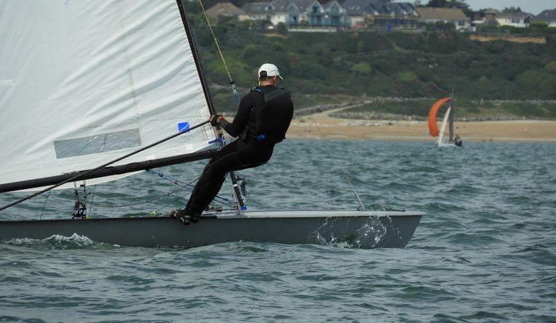Ed Presley in the Contender Southern Championship at Highcliffe photo copyright Daniel Oliver taken at Highcliffe Sailing Club and featuring the Contender class