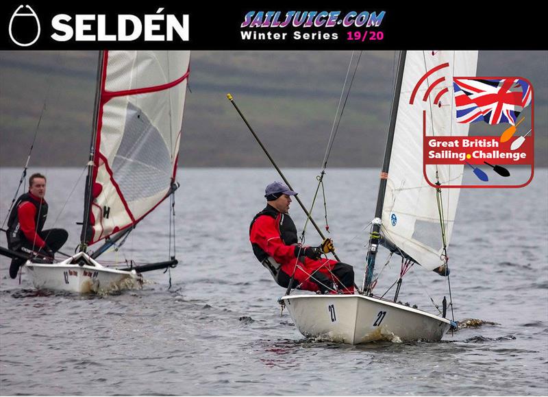 Henry Goodman during the Yorkshire Dales Brass Monkey - Seldén Sailjuice Winter Series Round 3 photo copyright Tim Olin / www.olinphoto.co.uk taken at Yorkshire Dales Sailing Club and featuring the Contender class