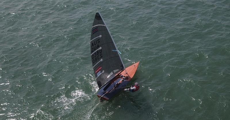 Geoff Fisher 1st overall - International Contender Class National Championships 2020 photo copyright Will Martineau taken at Royal Queensland Yacht Squadron and featuring the Contender class