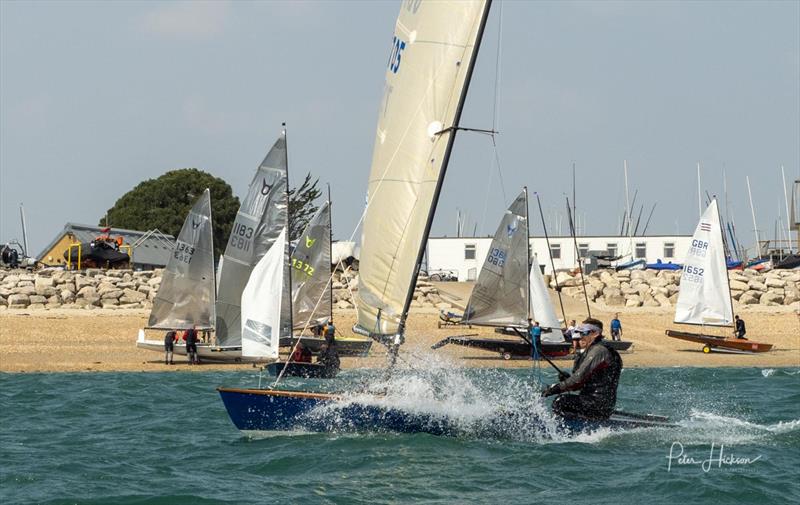 Strong winds for the Contender Open at Hayling Island photo copyright Peter Hickson taken at Hayling Island Sailing Club and featuring the Contender class