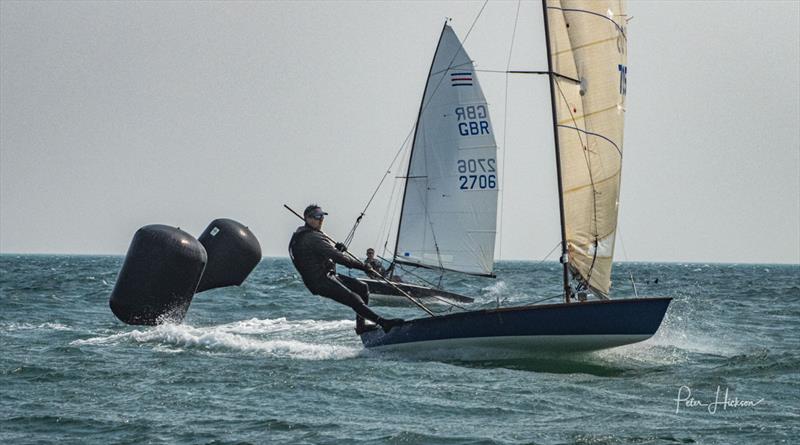 Strong winds for the Contender Open at Hayling Island photo copyright Peter Hickson taken at Hayling Island Sailing Club and featuring the Contender class