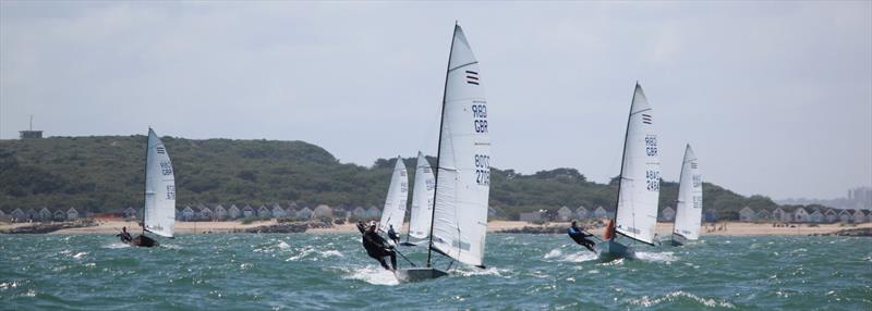 Allen Contender Travellers at Highcliffe photo copyright Sarah Desjonqueres taken at Highcliffe Sailing Club and featuring the Contender class