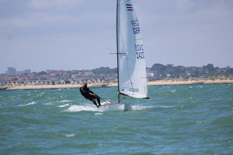Allen Contender Travellers at Highcliffe photo copyright Sarah Desjonqueres taken at Highcliffe Sailing Club and featuring the Contender class