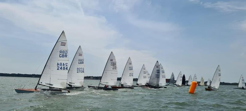 Contenders at Weston photo copyright Nick Curry taken at Weston Sailing Club and featuring the Contender class