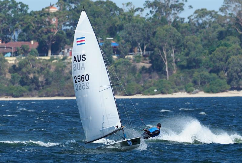 2023 Contender Worlds in Perth day 2 photo copyright Lindsay Preece taken at Royal Freshwater Bay Yacht Club and featuring the Contender class