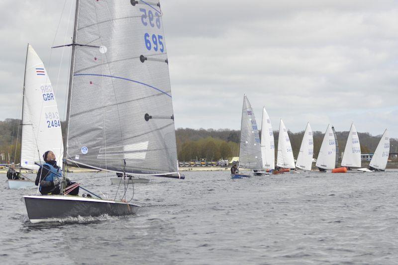 Graham Willcox wins the Allen Contender open meeting at Oxford photo copyright Adrian Howe taken at Oxford Sailing Club and featuring the Contender class