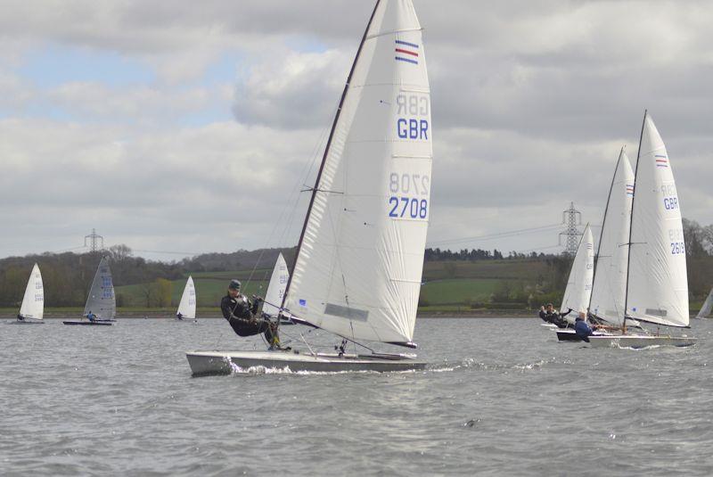 Ed Pressley at the Allen Contender open meeting at Oxford photo copyright Adrian Howe taken at Oxford Sailing Club and featuring the Contender class