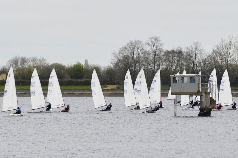 Allen Contender open meeting at Oxford photo copyright Adrian Howe taken at Oxford Sailing Club and featuring the Contender class