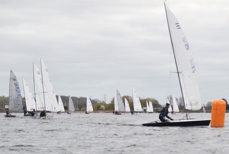 Allen Contender open meeting at Oxford photo copyright Adrian Howe taken at Oxford Sailing Club and featuring the Contender class