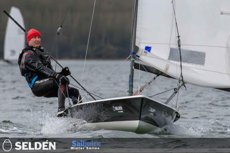 Grafham Grand Prix - Stuart Jones in his Contender photo copyright Tim Olin / www.olinphoto.co.uk taken at Grafham Water Sailing Club and featuring the Contender class