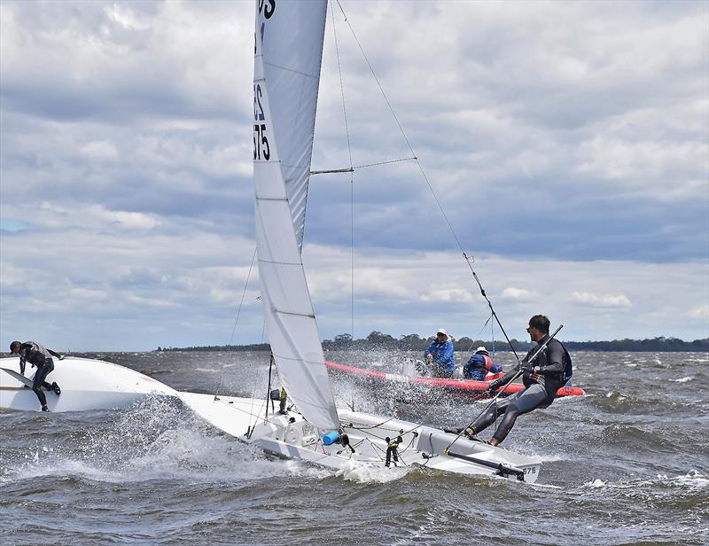 Racing Action with Joey Randall - photo © Gippsland Lakes Yacht Club