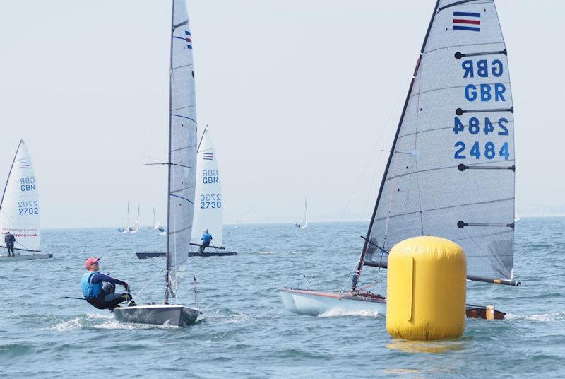 Contenders at Hayling Island photo copyright Dougal Henshall taken at Hayling Island Sailing Club and featuring the Contender class