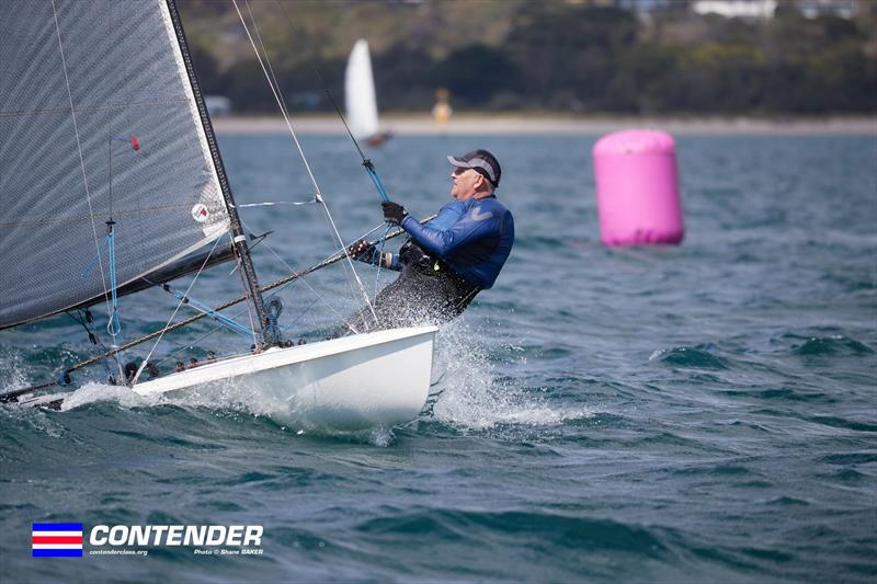 2025 Victorian Contender Class Championship day 2 photo copyright Shane Baker taken at McCrae Yacht Club and featuring the Contender class