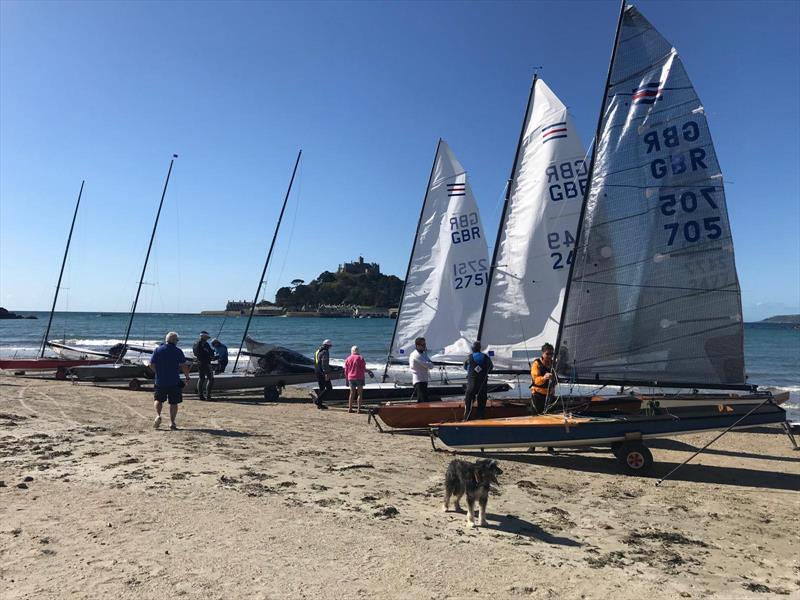 The fleet pre-launch during the Mount's Bay Contender Open - photo © Sandra Smith