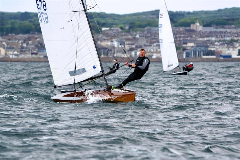 Tom Hooton upwind during the Mount's Bay Contender Open - photo © Mike Greig / Dan Vincent
