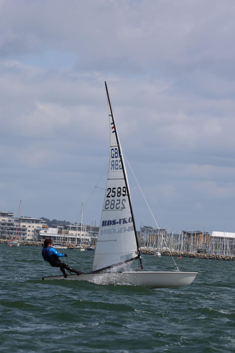 Poole Contender Open  photo copyright Elysia Ehrhart taken at Poole Yacht Club and featuring the Contender class
