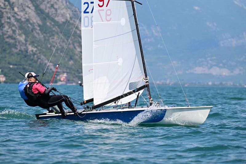 Contender Worlds 2025 at Fraglia Vela Malcesine photo copyright Fabrizio Prandini taken at Fraglia Vela Malcesine and featuring the Contender class