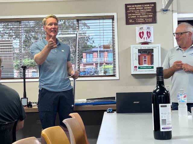2026 Australian Contender Nationals photo copyright Andrew Fisher taken at South Lake Macquarie Amateur Sailing Club and featuring the Contender class