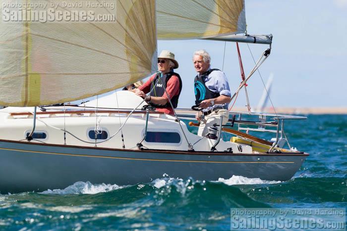 Contessa 26 50th Anniversary Rally in Lymington photo copyright David Harding / www.sailingscenes.com taken at Royal Lymington Yacht Club and featuring the Contessa 26 class