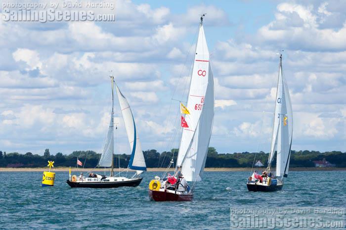 Contessa 26 50th Anniversary Rally in Lymington photo copyright David Harding / www.sailingscenes.com taken at Royal Lymington Yacht Club and featuring the Contessa 26 class