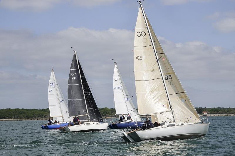 Chasing Rainbows, Quincy, Samphire of Hurst, Grayling - Royal Solent YC Contessa Regatta - photo © Christian Beasley / Beautiful Wight Photography