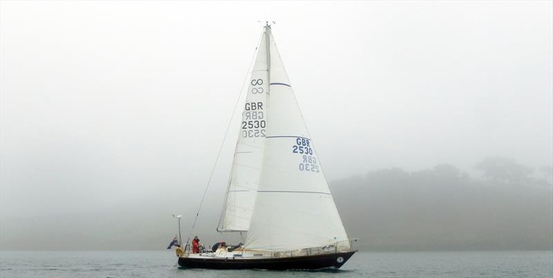 Start of the South West 3 'Peaks' Yacht Race in St Mawes Harbour photo copyright Mary Alice Pollard taken at  and featuring the Contessa 32 class