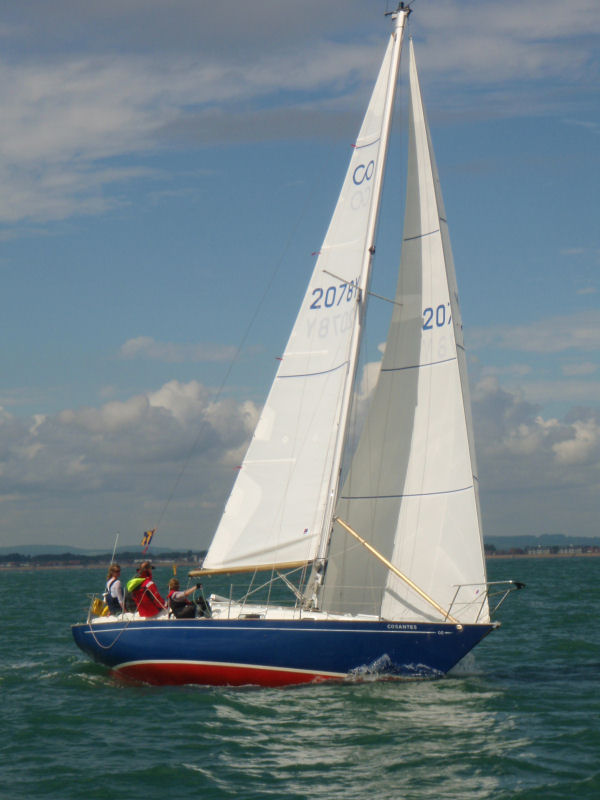 Cosantes during the Contessa 32 open at Itchenor photo copyright Robin Bromley Martin taken at Itchenor Sailing Club and featuring the Contessa 32 class