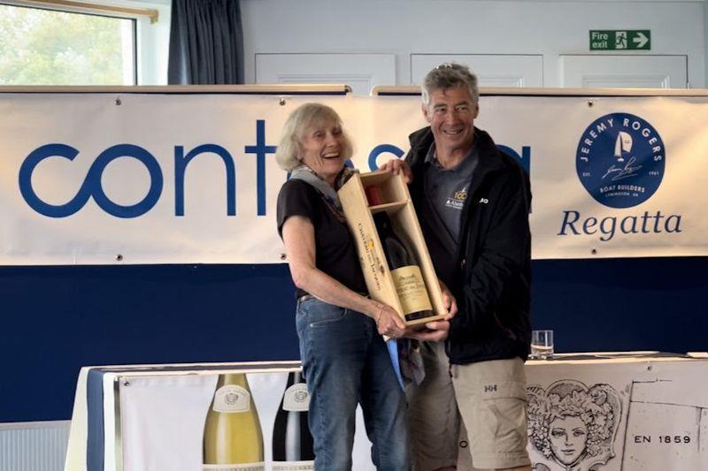 Nick Bradley, owner and skipper of Merak II, winner of the CO32 class, at the inaugural All-Contessa Regatta at Royal Solent Yacht Club - photo © RSYC