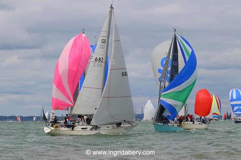 Day 7 of Cowes Week 2023 photo copyright Ingrid Abery / www.ingridabery.com taken at Cowes Combined Clubs and featuring the Contessa 32 class