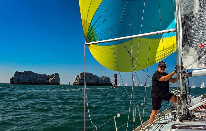 Round the Island Race 2026 photo copyright Christophe Declerq of Lecas taken at Island Sailing Club, Cowes and featuring the Contessa 32 class