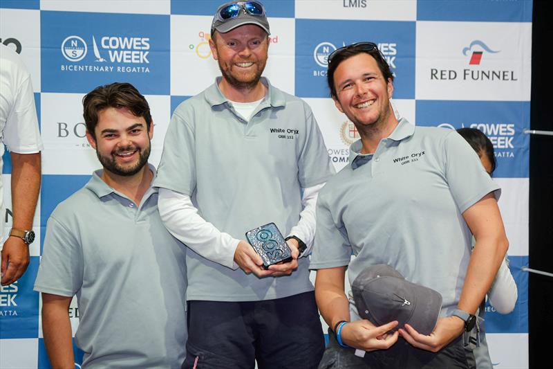 RS21 overall winners, White Oryx (Crispin Winser) - North Sails Cowes Week Day 7 - photo © Paul Wyeth / www.pwpictures.com