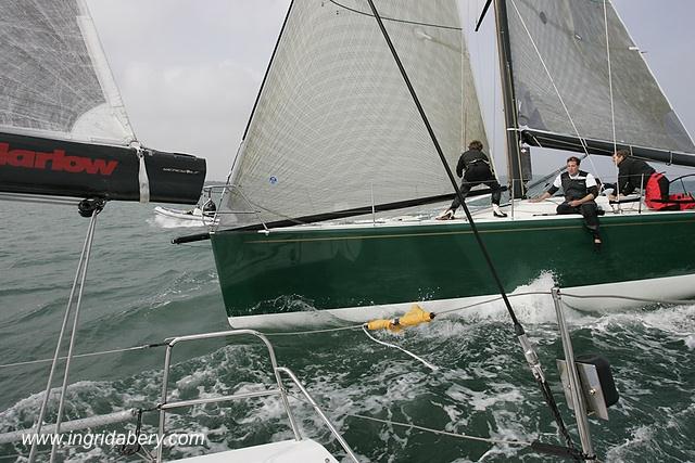 Farr 45s Team Racing in the Staples Trophy photo copyright Ingrid Abery / www.hotcapers.com taken at Royal Thames Yacht Club and featuring the Farr 45 class