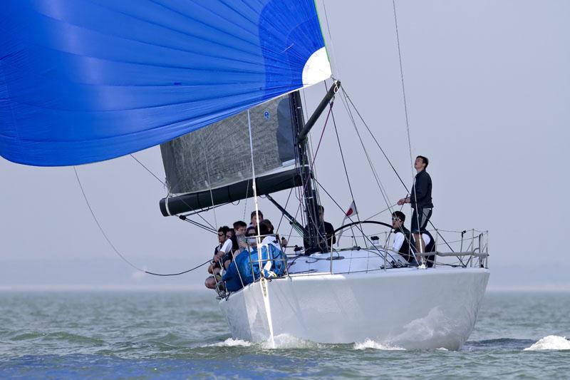 The British Keelboat Academy enjoyed glorious sunshine and light to moderate winds as they competed in the RORC Easter Challenge photo copyright Tom Gruitt / www.pwpictures.com taken at Royal Ocean Racing Club and featuring the Farr 45 class